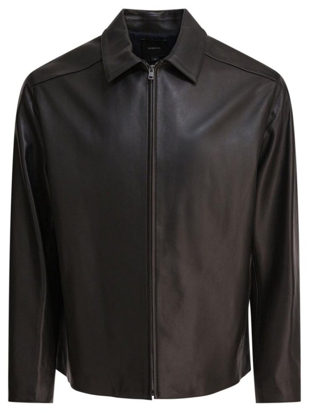 Vince Leather Jacket With Zipper Tag Size S Men